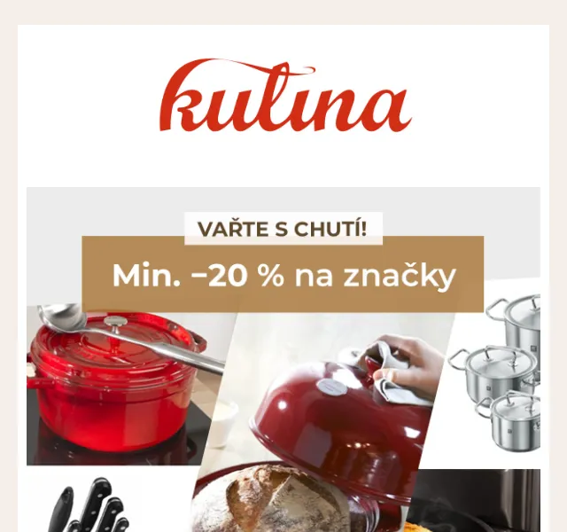 KULINA.cz: Letní slevy 20% na Zwilling, Emile Henry, Staub a Woll – červenec 2026 | Nuslet.cz