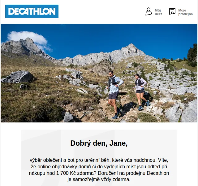 DECATHLON: Trailové běhání – oblečení a boty od 449 Kč – červenec 2026 | Nuslet.cz