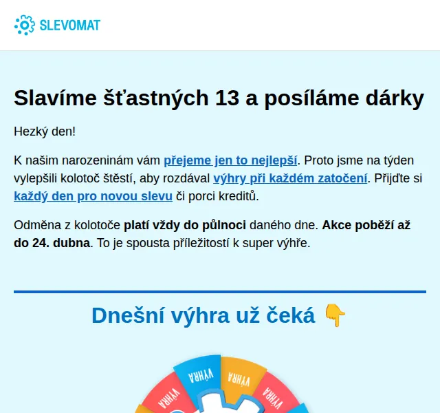 Slevomat: Rozdáváme až 50 milionů k narozeninám – červenec 2026 | Nuslet.cz