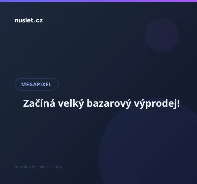 Megapixel Bazar: Bazarové fotoaparáty až -30 % – květen 2026