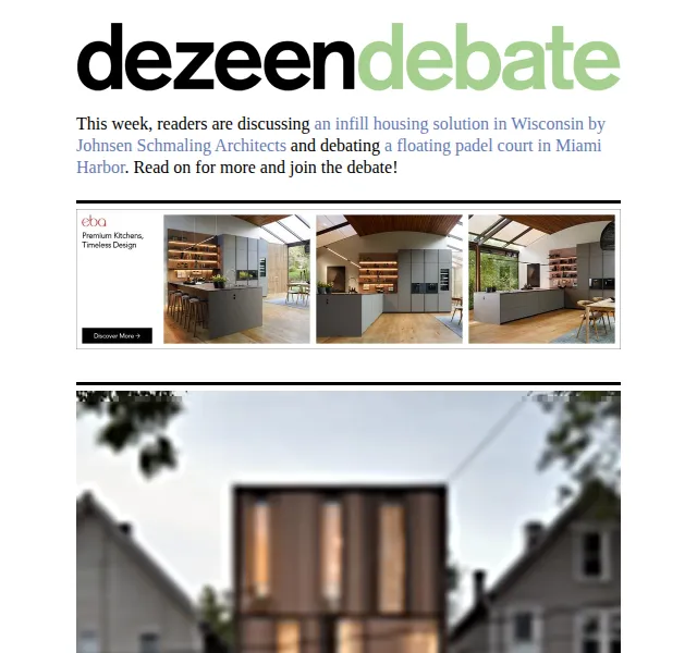 Dezeen Daily: Architektura a design – červenec 2026 | Nuslet.cz