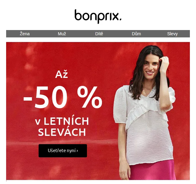 bonprix: letní slevy až 50 % – červenec 2026 | Nuslet.cz