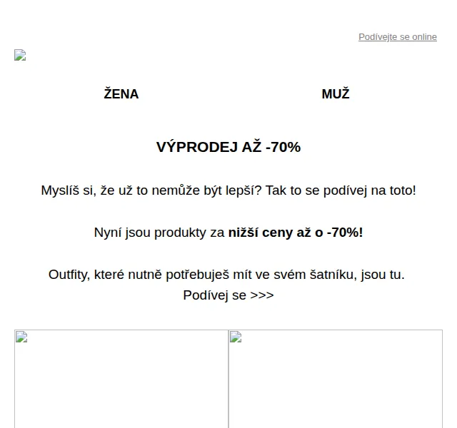 Cropp: Výprodej až -70 % – červen 2026 | Nuslet.cz