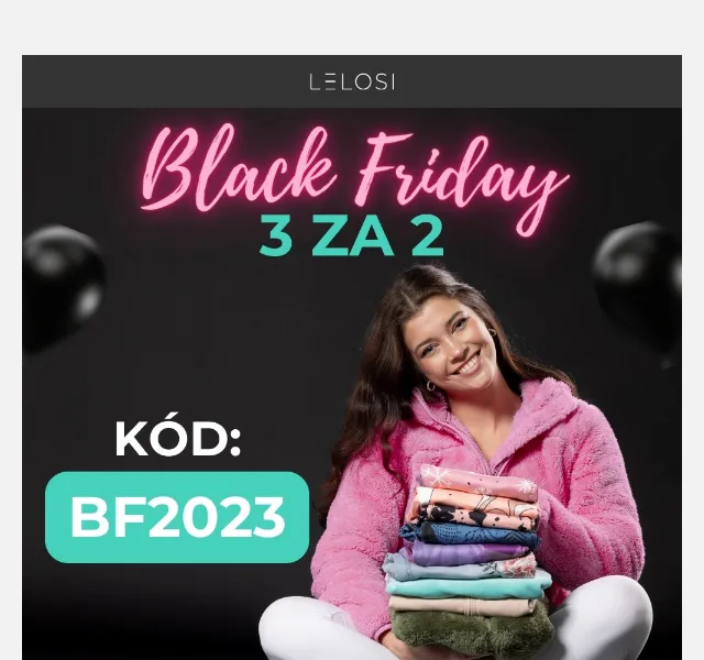 LELOSI: 3 za 2 Black Friday – listopad 2026 | Nuslet.cz