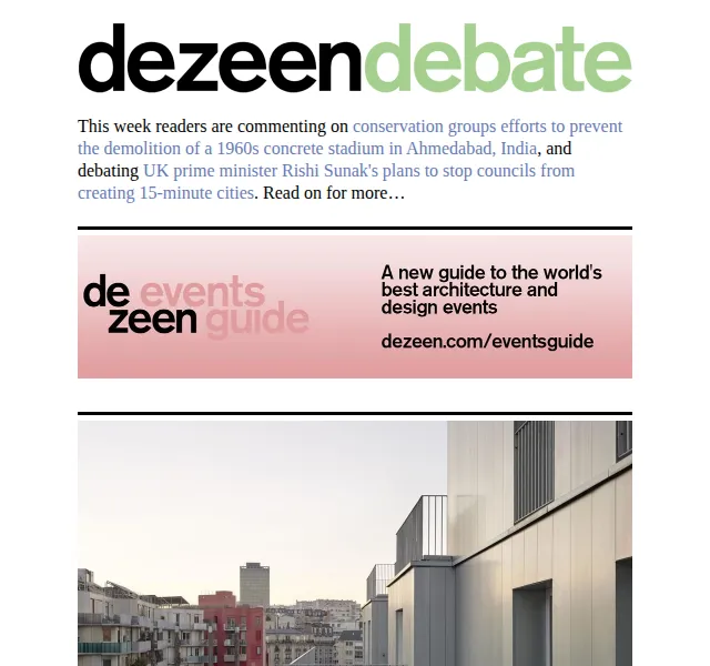 Dezeen Daily: Týdenní výběr architektury a designu – červenec 2026 | Nuslet.cz