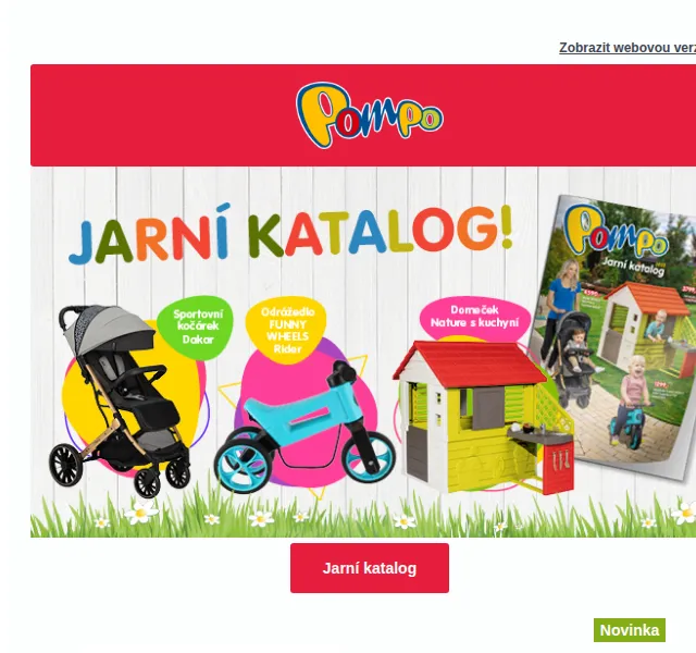 Pompo E-shop: Jarní slevy na hračky a zahradní vybavení – červen 2026 | Nuslet.cz