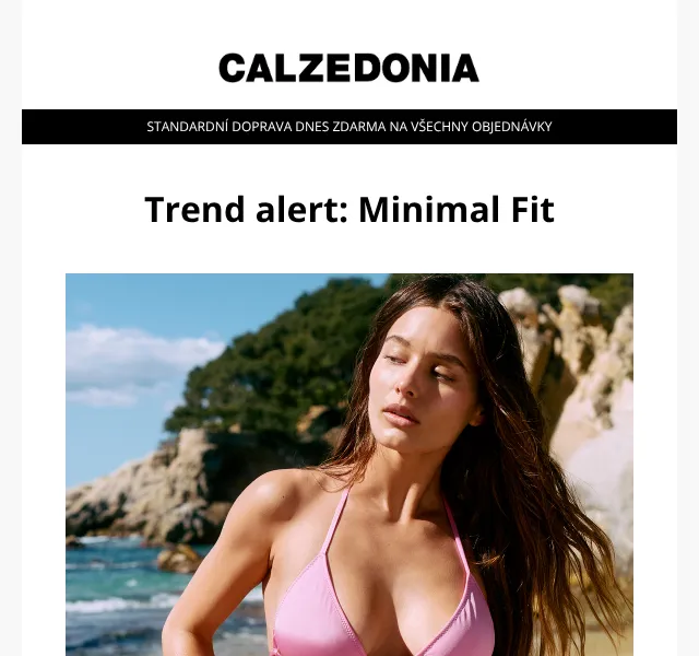 Calzedonia: Doprava zdarma + Minimal Fit plavky – červen 2026 | Nuslet.cz