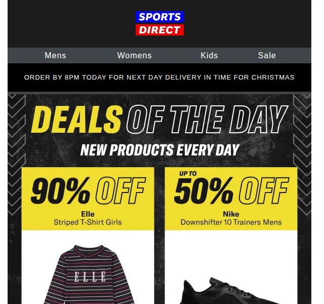 Sportsdirect.com: 90% sleva na Elle Striped T-Shirt – červen 2026 | Nuslet.cz