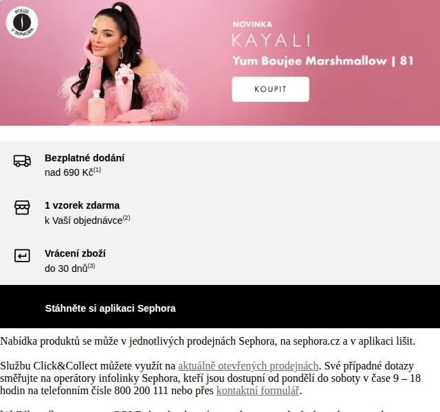 Sephora: Exkluzivní dárky – červenec 2026 | Nuslet.cz
