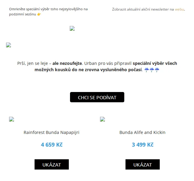 UrbanStore: Oblečení do deště – Napapijri a Levi's – červen 2026 | Nuslet.cz