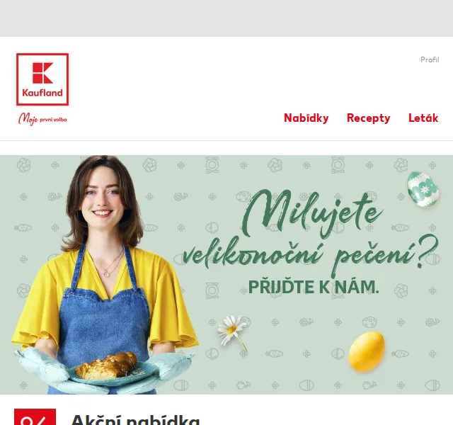 Kaufland: Velikonoční pečení se slevami – březen 2026 | Nuslet.cz