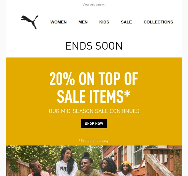 PUMA: +20 % Extra na výprodej – červen 2026 | Nuslet.cz