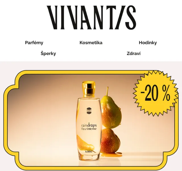 Vivantis: Ajmal parfémy sleva 20 % – kód AJMAL20