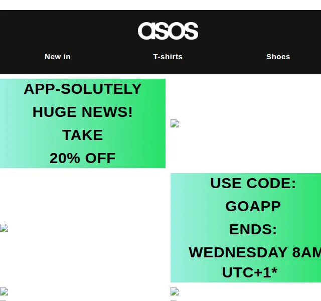 ASOS: Až 20% sleva pro uživatele aplikace – červen 2026 | Nuslet.cz