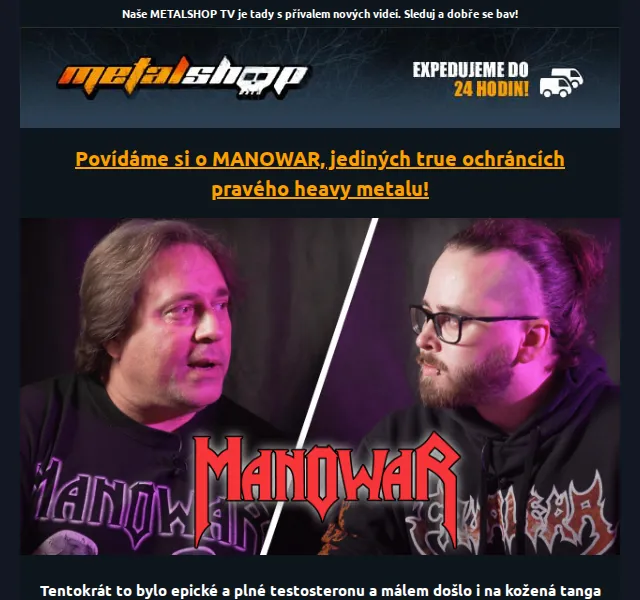METALSHOP: Metalová televize s videi – červenec 2026 | Nuslet.cz
