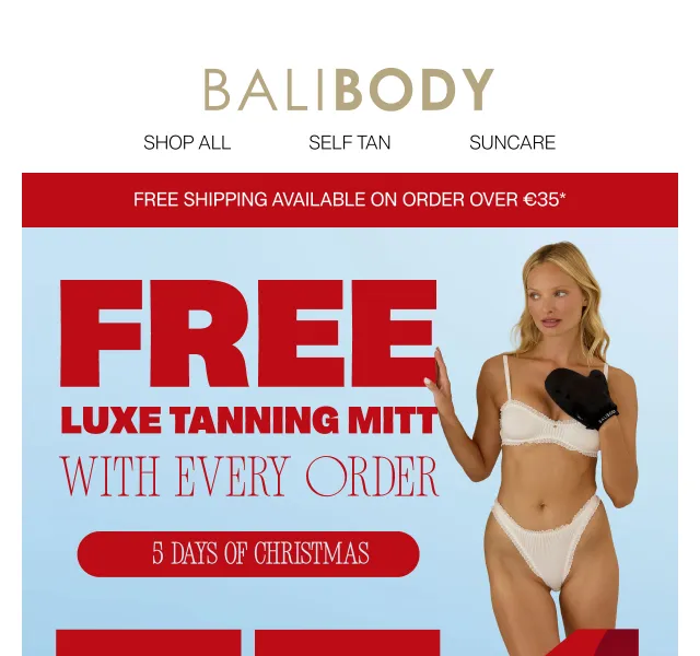Bali Body: Luxe Mitt zdarma – duben 2026 | Nuslet.cz