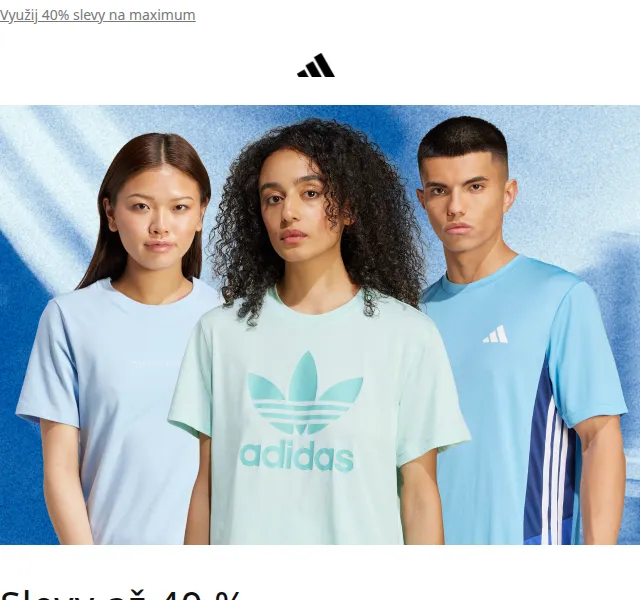 adidas: Slevy až 40 % na sezónní modely – červenec 2026 | Nuslet.cz