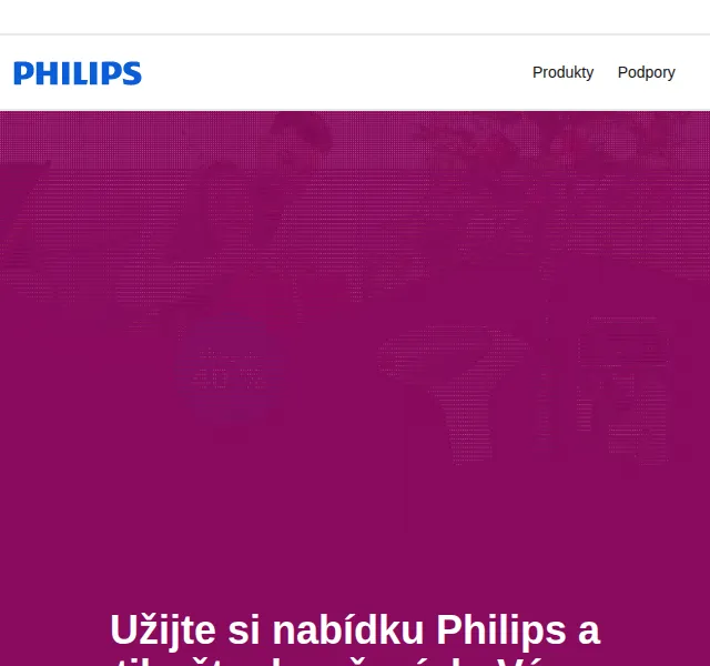 Philips: 40% sleva na produkty k Vánocům – červen 2026 | Nuslet.cz