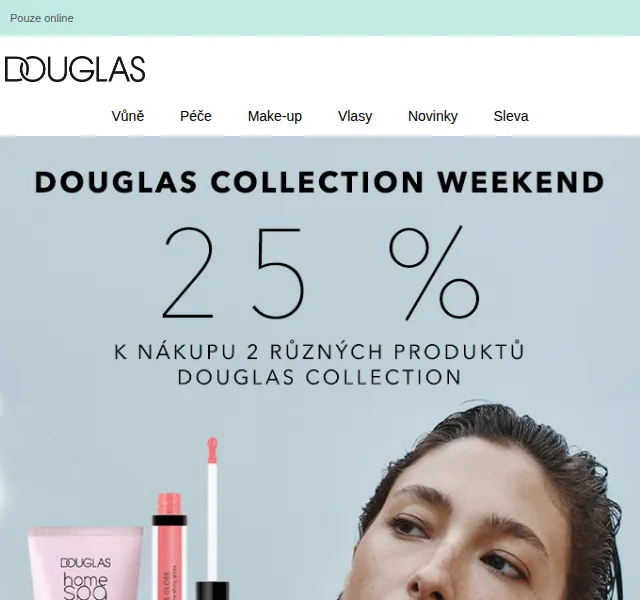 Douglas CZ: 25% sleva na Douglas Collection – červenec 2026 | Nuslet.cz