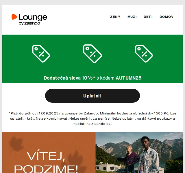Lounge by Zalando: Lacoste & Vivobarefoot výprodej až -80 % | Duben 2026