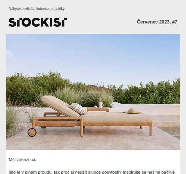 Stockist: Luxusní zahradní nábytek Vipp & Gubi – červen 2026 | Nuslet.cz