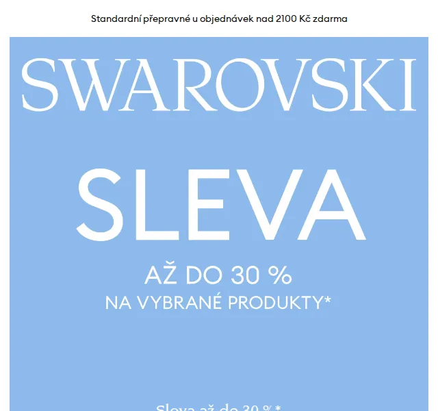 Swarovski: Slevy až 30 % na náramky – červenec 2026 | Nuslet.cz