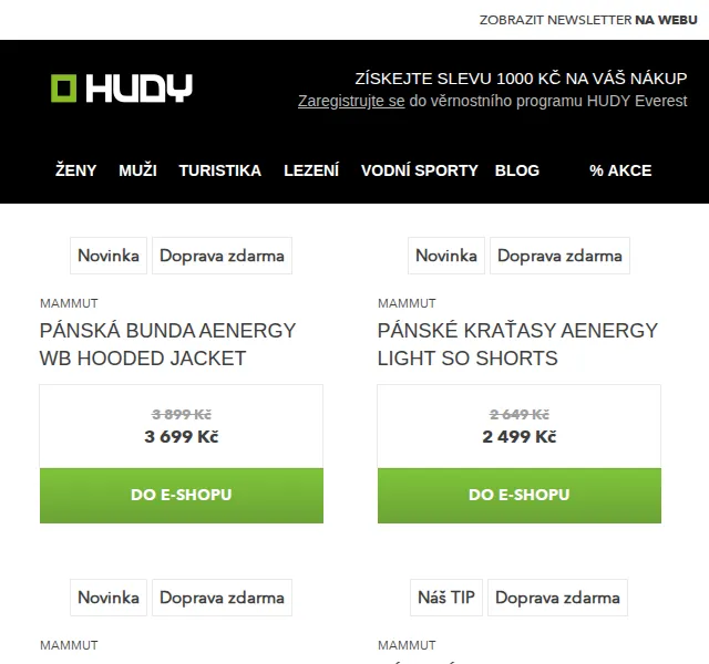 Hudy: Mammut akce – červen 2026 | Nuslet.cz