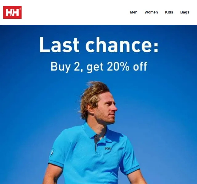 Helly Hansen: Sleva 20 % na polos a T-shirts – červenec 2026 | Nuslet.cz