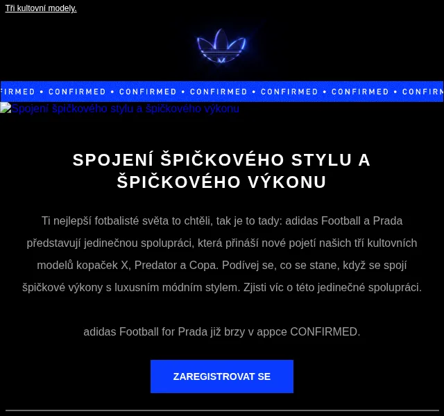 Adidas: adidas Football for Prada limitovaná edice – červen 2026 | Nuslet.cz