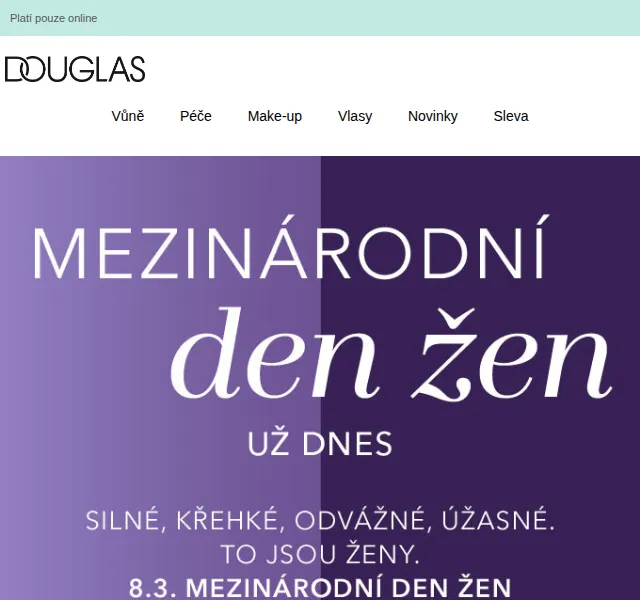 Douglas CZ: 22% sleva na vše – březen 2026 | Nuslet.cz