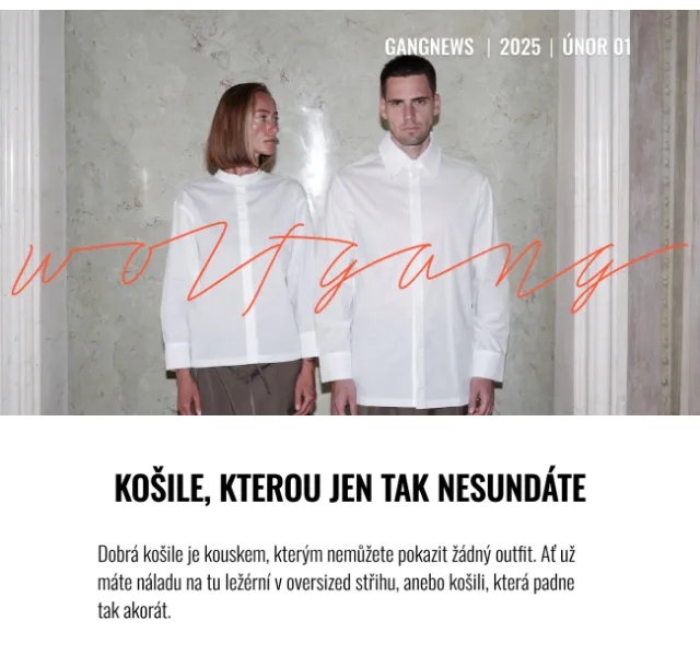 Wolfgangstore: Košile z bavlněného popelínu – červenec 2026 | Nuslet.cz