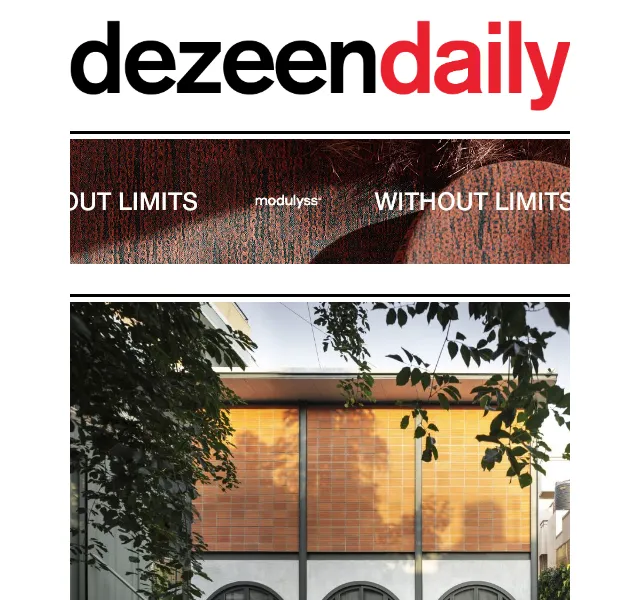 Dezeen Daily: Architektura a design – červenec 2026 | Nuslet.cz