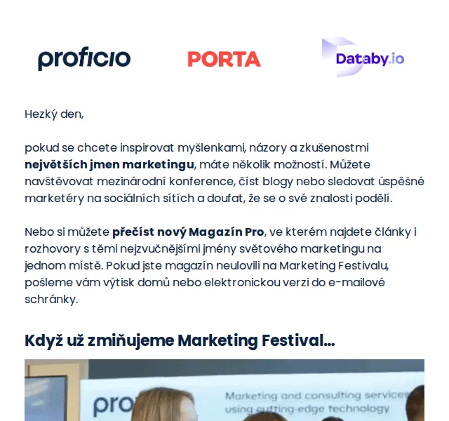 PROFICIO tým: Magazín Pro – červenec 2026 | Nuslet.cz