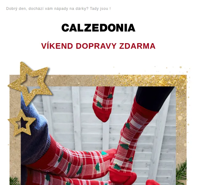Calzedonia: Vánoční ponožky a doprava zdarma – prosinec 2021 | Nuslet.cz
