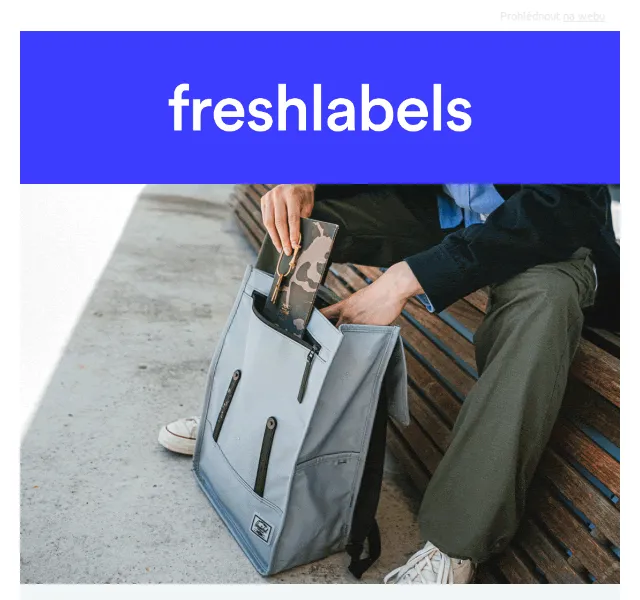 Freshlabels: Batohy Herschel, FREITAG se slevou až 60 % – červen 2026 | Nuslet.cz
