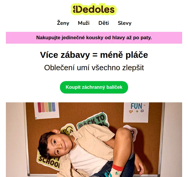 Dedoles.cz: Dětské oblečení do školy – červen 2026 | Nuslet.cz