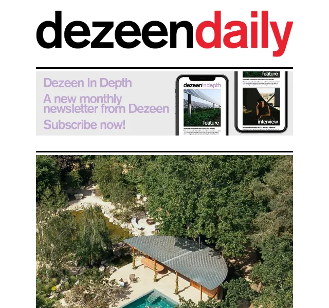 Dezeen Daily: Nová kolekce nábytku a architektury – červen 2026 | Nuslet.cz