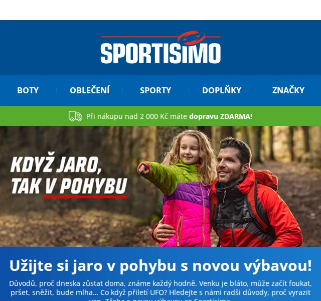 Sportisimo: Jarní bestsellery slevy – červen 2026 | Nuslet.cz