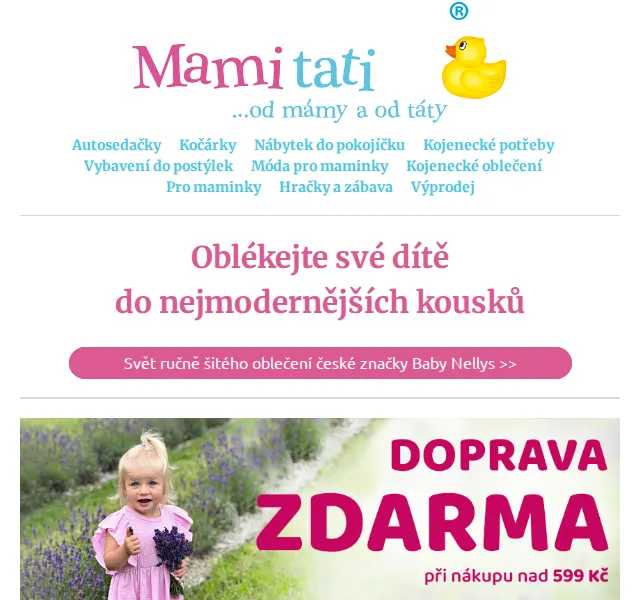 Mamitati.cz: Baby Nellys kolekce I love mom and dad od 399 Kč – červen 2026 | Nuslet.cz