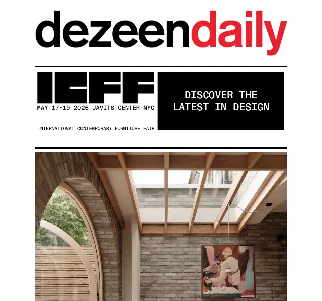 Dezeen Daily: novinky z architektury – červen 2026 | Nuslet.cz