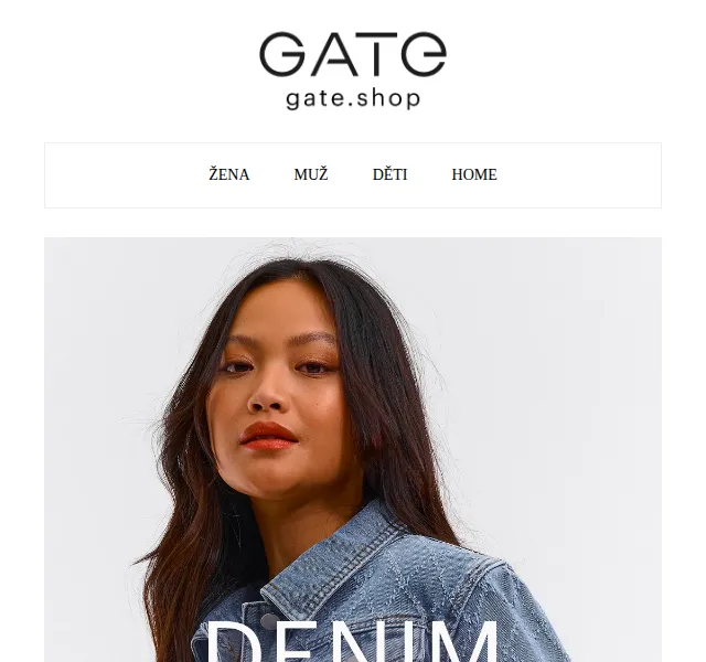 gate.shop: Denimová móda se slevou – červenec 2026 | Nuslet.cz