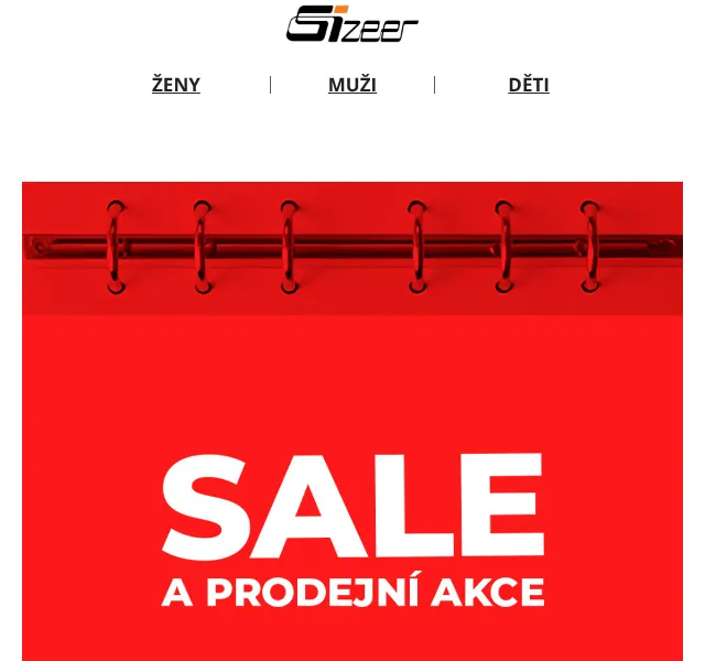 Sizeer: -10 % sleva + SALE – červen 2026 | Nuslet.cz