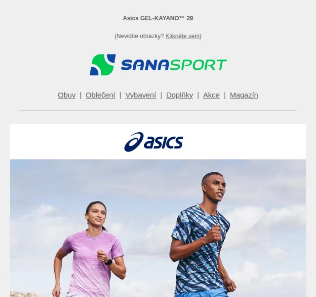 Sanasport: Asics GEL-KAYANO 29 – červen 2026 | Nuslet.cz
