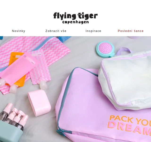 Flying Tiger Copenhagen: Cestovní nezbytnosti – červenec 2026 | Nuslet.cz