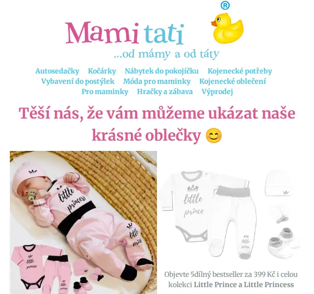 Mamitati.cz: Baby Nellys oblečky a 5dílný bestseller za 399 Kč – červen 2026 | Nuslet.cz
