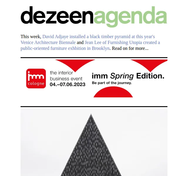 Dezeen Daily: přehled novinek z architektury a designu – červen 2026 | Nuslet.cz