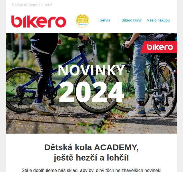 czbikero: Dětská kola ACADEMY – červenec 2026 | Nuslet.cz