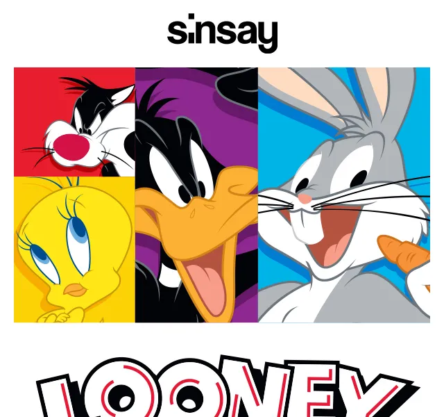 Sinsay: Nová kolekce Looney Tunes – červenec 2026 | Nuslet.cz