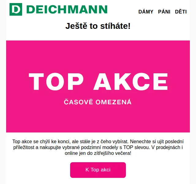 DEICHMANN: Vybrané modely za TOP ceny – červenec 2026 | Nuslet.cz
