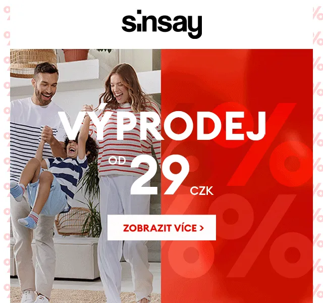 Sinsay: Výprodej od 29 Kč – červenec 2026 | Nuslet.cz